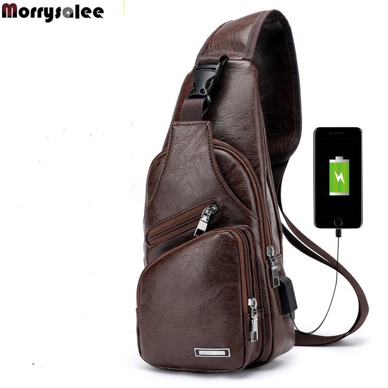 crossbody bag leather mens