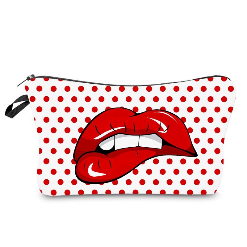 Women's Printed Makeup Bag